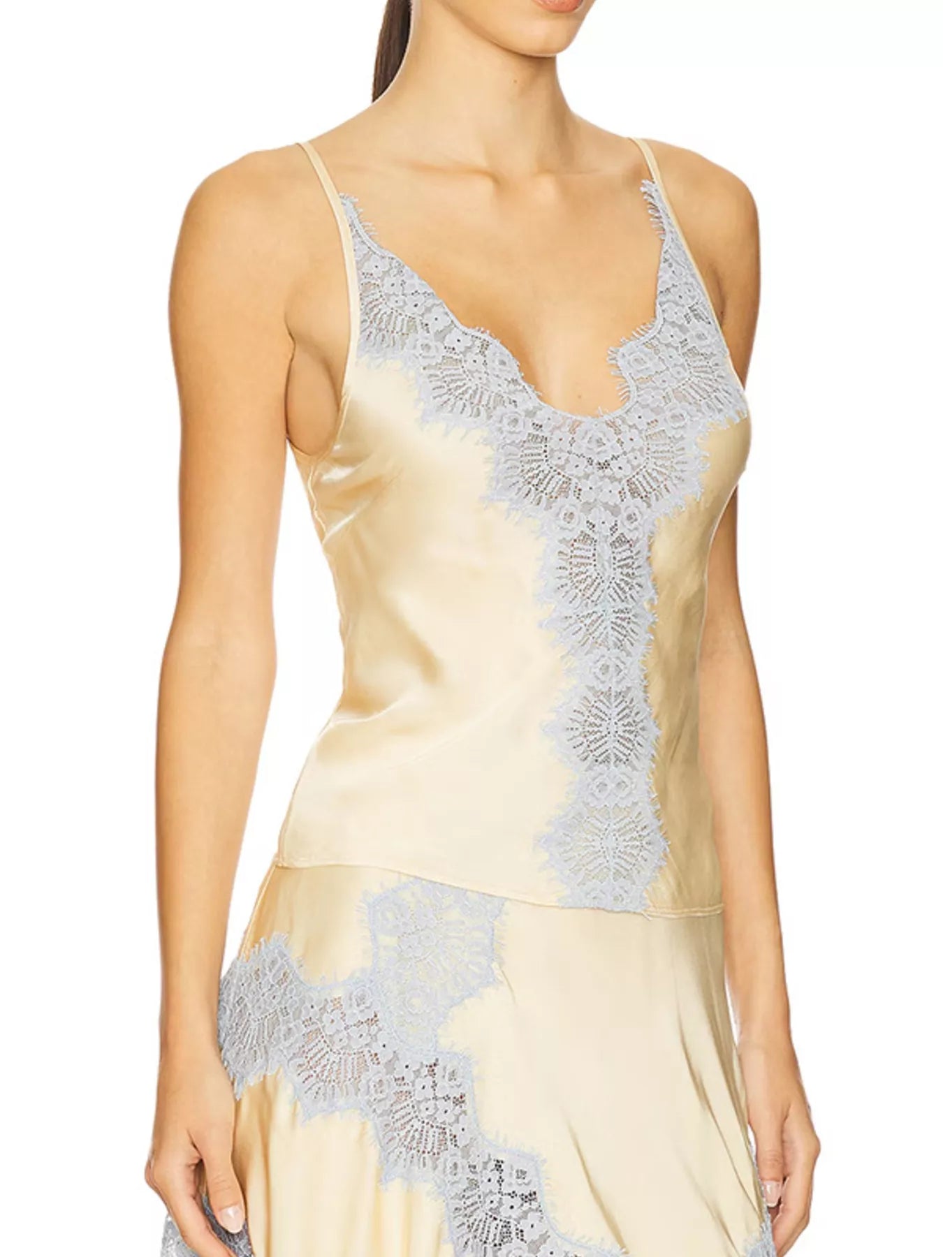 Lace Detail Cami and Skirt Set Secondary image