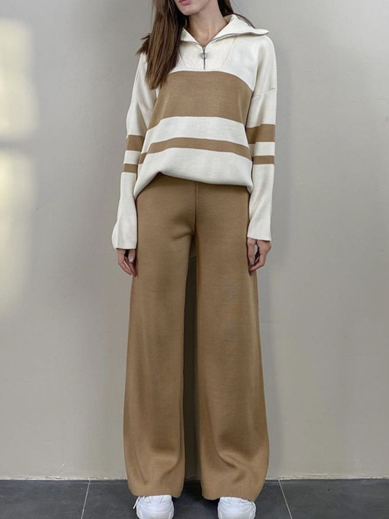 Long Sleeve Top and Pants Sweater Set Secondary image