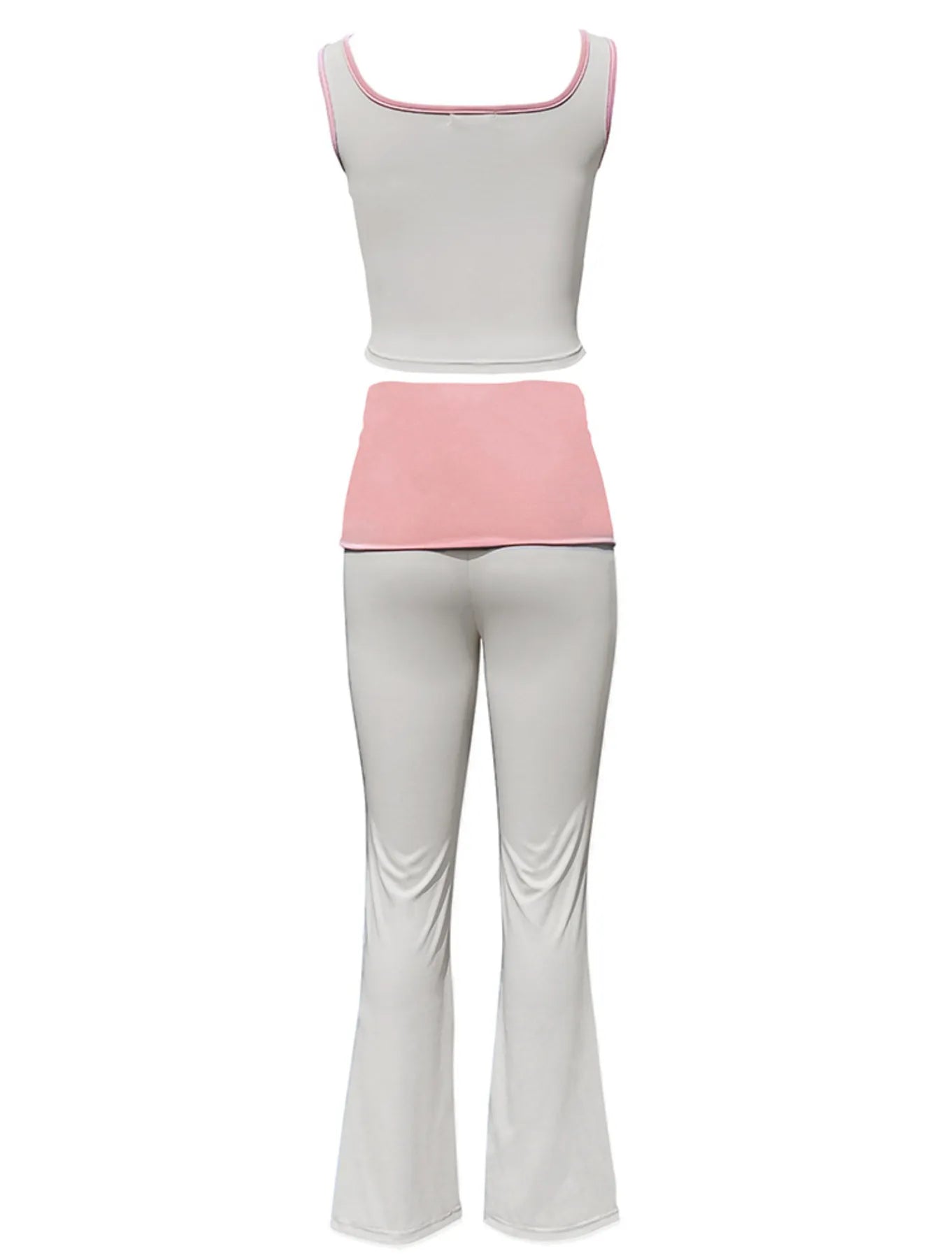 Contrast Trim Tank and Pants Active Set Secondary image