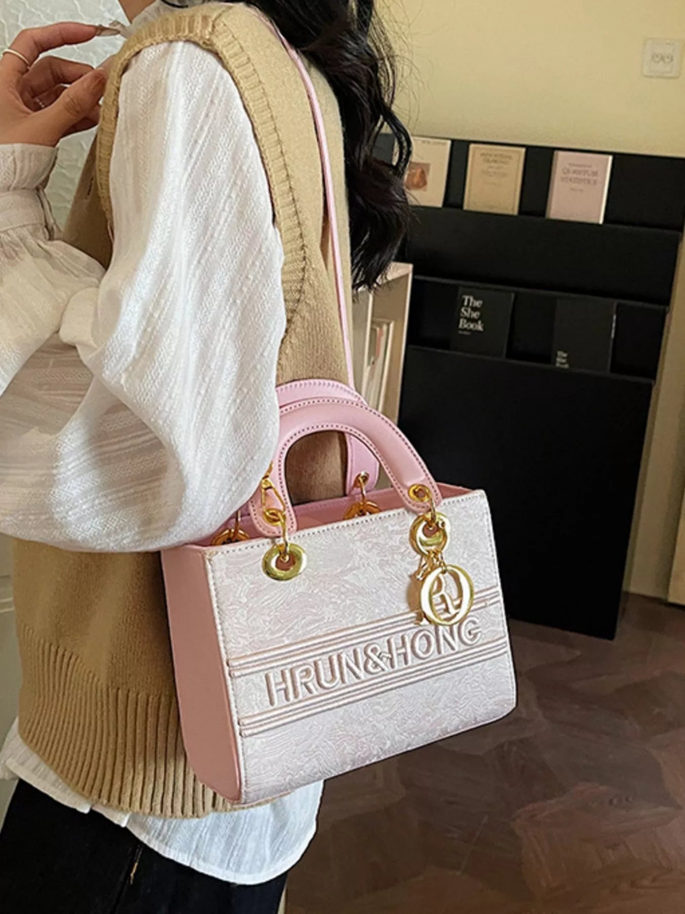Embroidered Crossbody Bag Secondary image