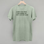 Sorry For What I Said (Soccer)