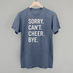 Sorry Can't Cheer Bye