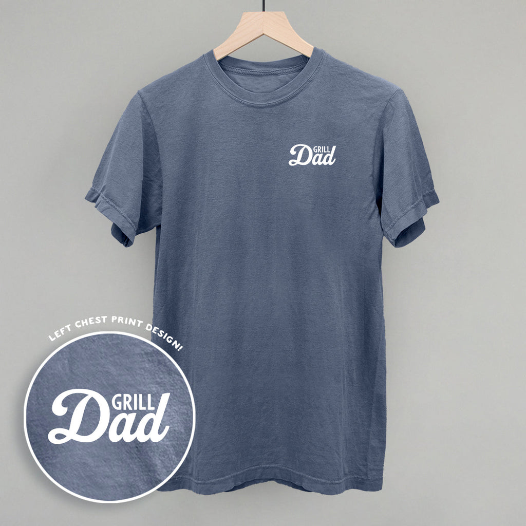Grill Dad (White) (Left Chest)