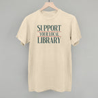 Support Your Local Library Serif