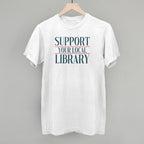 Support Your Local Library Serif