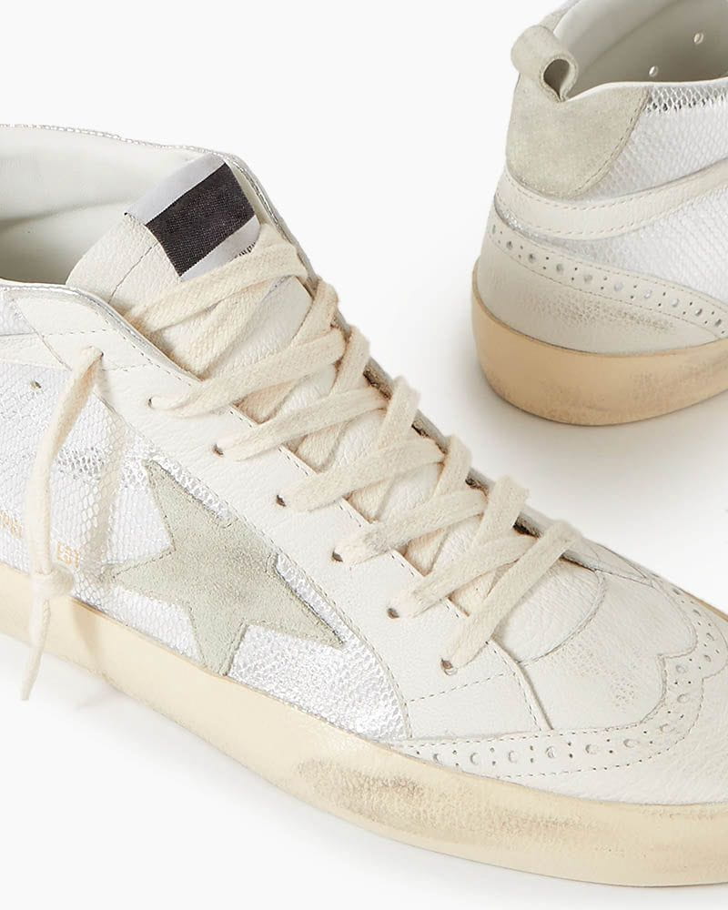 Women's Mid Star Leather Sneakers
