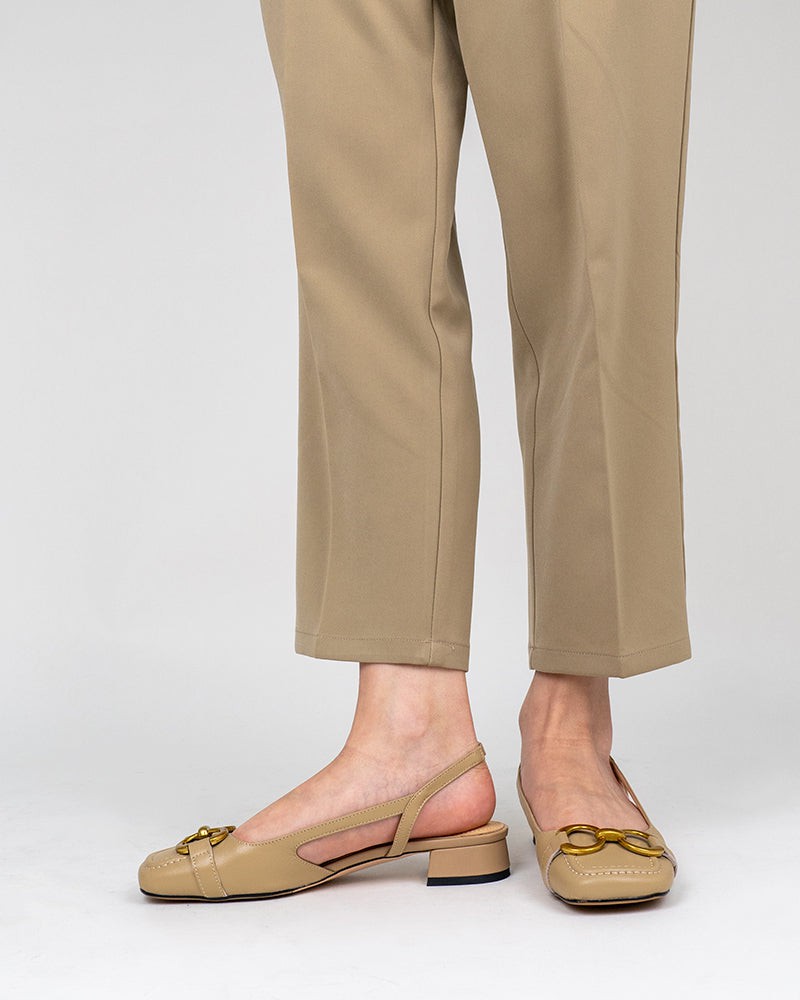 Slingback Block Heel Party Dress Sandals