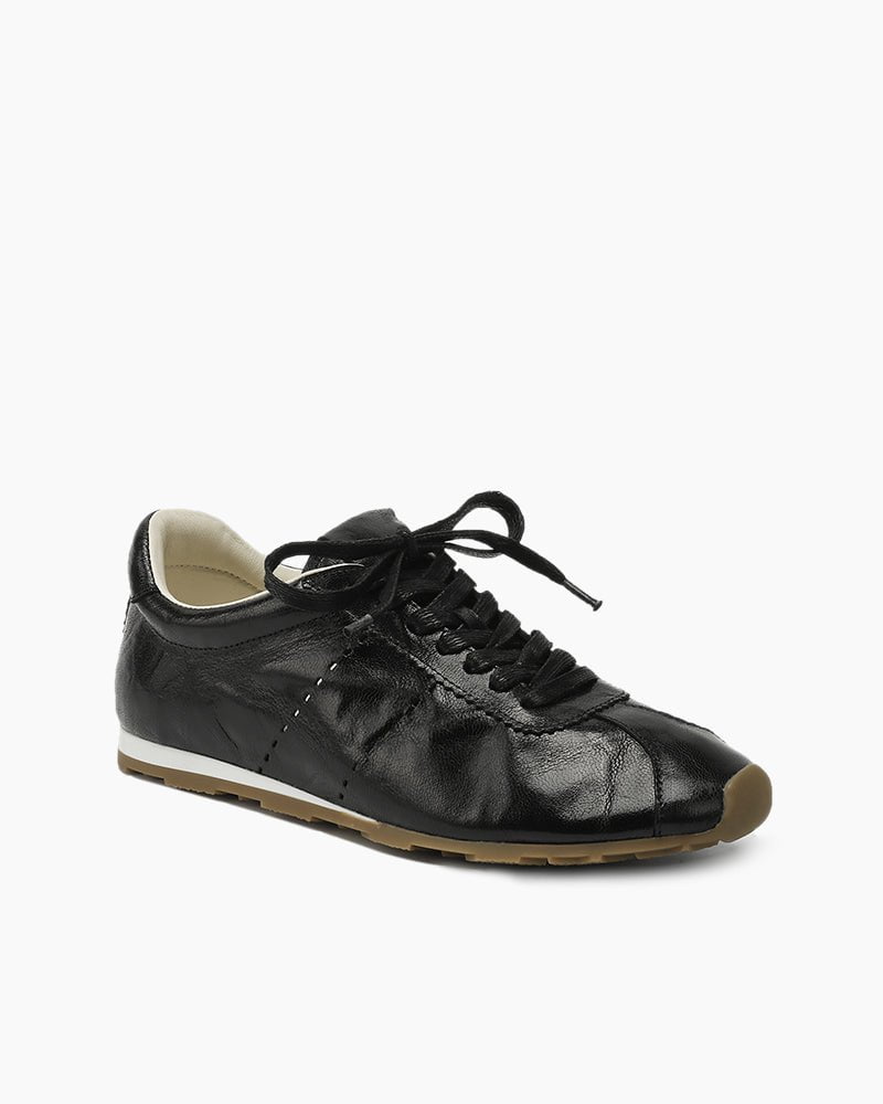 Contrast Nappa Leather Lightweight Sole Sneaker