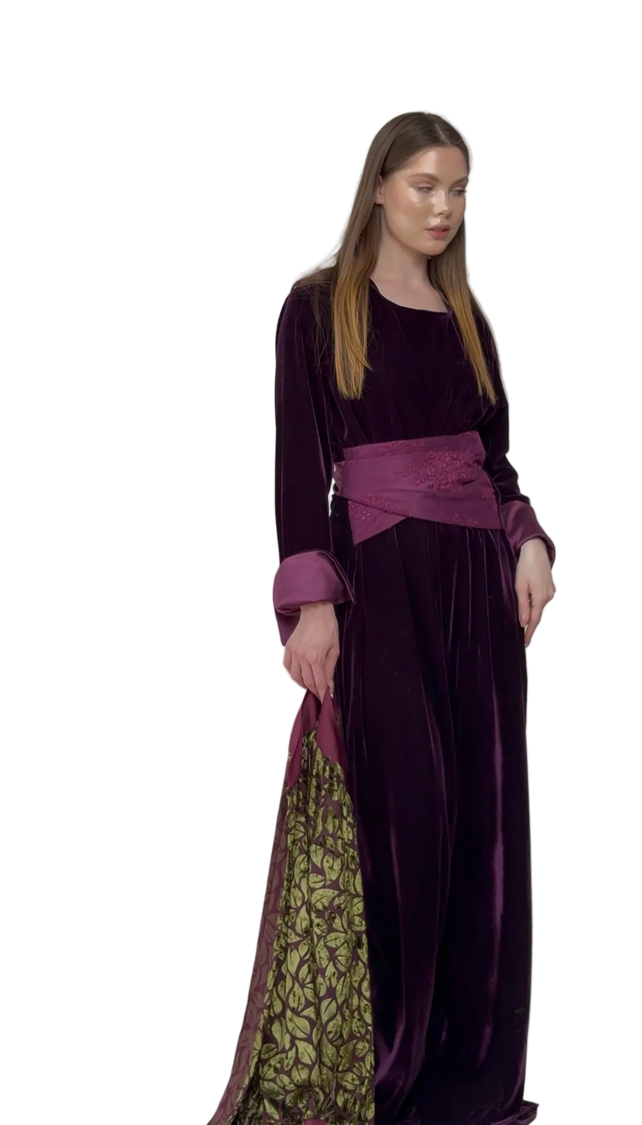 Royal Velvet Long Sleeve Jumpsuit Main image