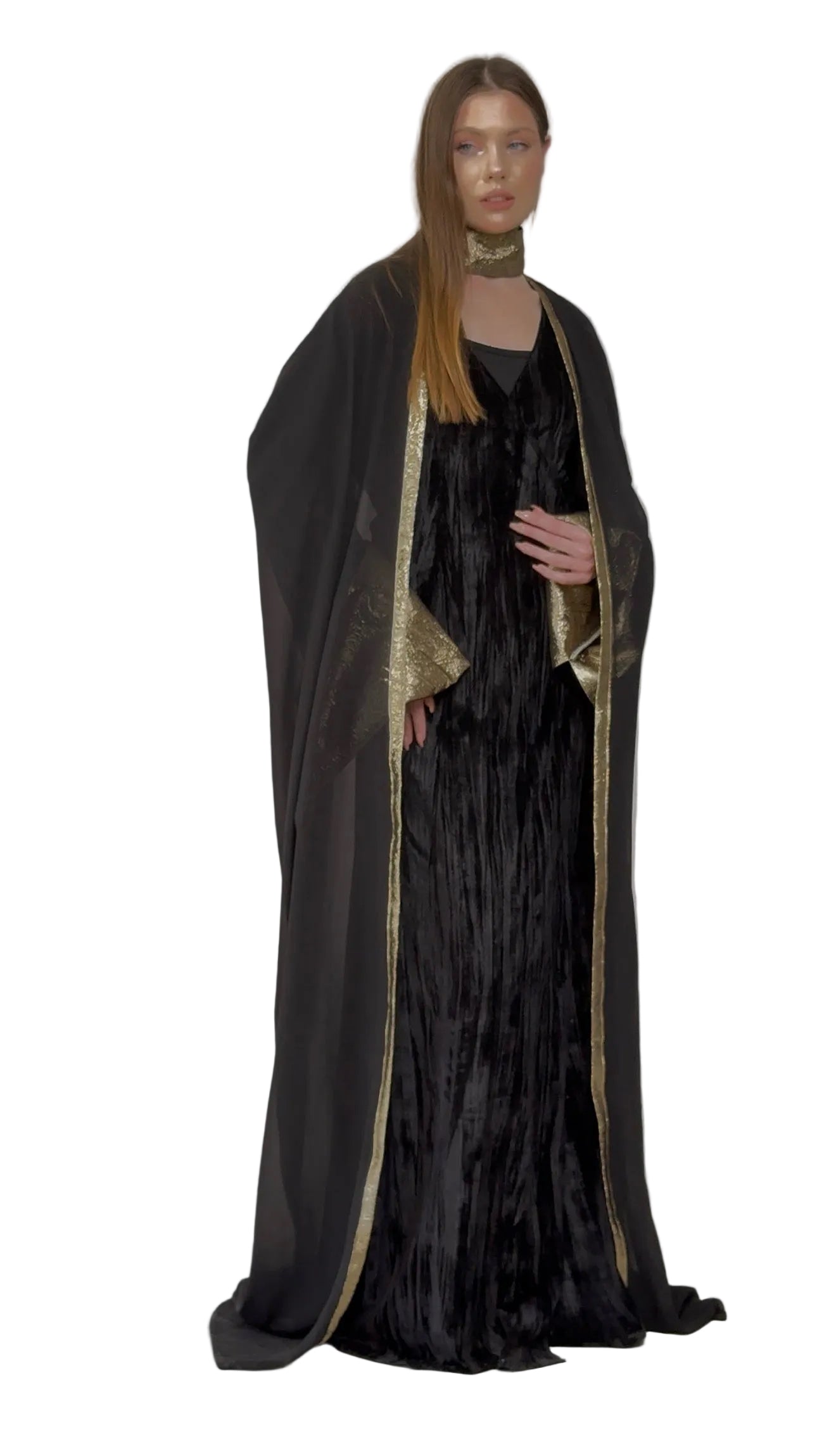 Golden black  Kaftan cap Main image