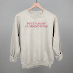 Put It On My Husband's Tab (Pink)