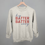 Hey Batter Batter Swing (Red + Navy)