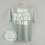 Anti Social Pilates Club (White) (Back Print)
