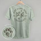 Just A Girl Who Loves Cats (Back Print)