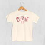 I'm Literally Just A Girl Bow (Kids)