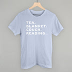 Tea Blanket Couch Reading