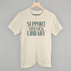Support Your Local Library Serif