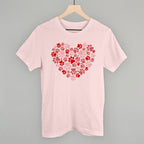 Paw Print Heart