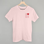 XOXO Heart (Left Chest)