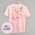 Cheers Cocktail Doodles (Back Print)