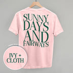 Sunny Days And Fairways (Back Print)
