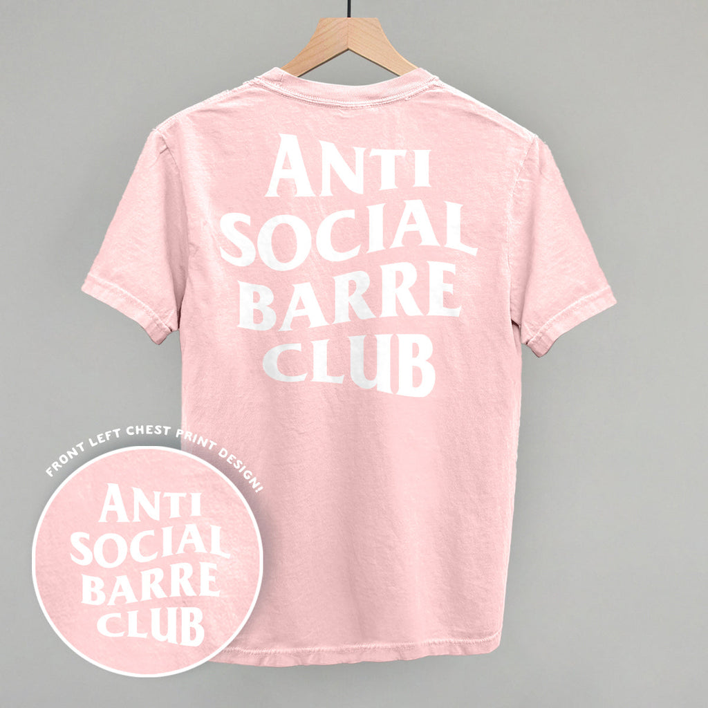 Anti Social Barre Club (White) (Back Print)