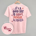 Adopt, Rescue, & Foster Cat (Back Print)
