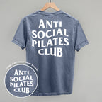 Anti Social Pilates Club (White) (Back Print)