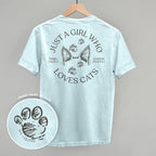 Just A Girl Who Loves Cats (Back Print)