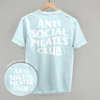 Anti Social Pilates Club (White) (Back Print)