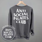 Anti Social Pilates Club (White) (Back Print)