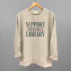 Support Your Local Library Serif