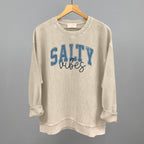 Salty Vibes Arch + Script Distressed