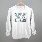 Support Your Local Library Serif
