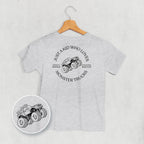 Just A Kid Who Loves Monster Trucks (Kids Back Print)