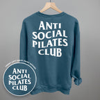Anti Social Pilates Club (White) (Back Print)