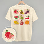 Fruit Grid Doodles (Back Print)