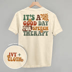 It's A Good Day For Speech Therapy (Back Print)