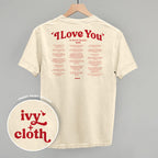 I Love You Book Quotes Back Print