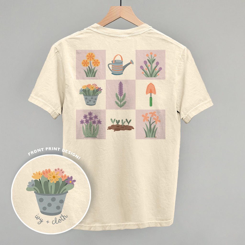 Floral Grid Doodles (Back Print)