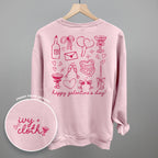 Galentine's Pink Doodles (Back Print)
