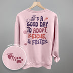 Adopt, Rescue, & Foster Cat (Back Print)