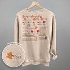 Gingerbread Cookie Recipe (Back Print)