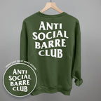 Anti Social Barre Club (White) (Back Print)