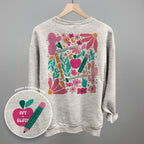 Abstract Floral Teacher Doodle (Back Print)