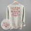 Let All That You Do Be Done In Love (Red) (Back Print)