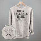 Busy Baseball Moms Club (Back Print)