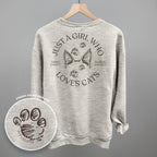 Just A Girl Who Loves Cats (Back Print)