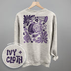 Floral Game Day Purple (Back Print)