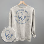 Just A Girl Who Loves Being A Nurse (Back Print)
